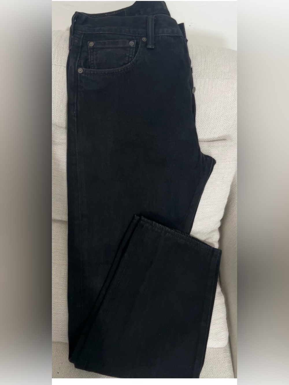 Levi's Black Jacket with White Label Detail